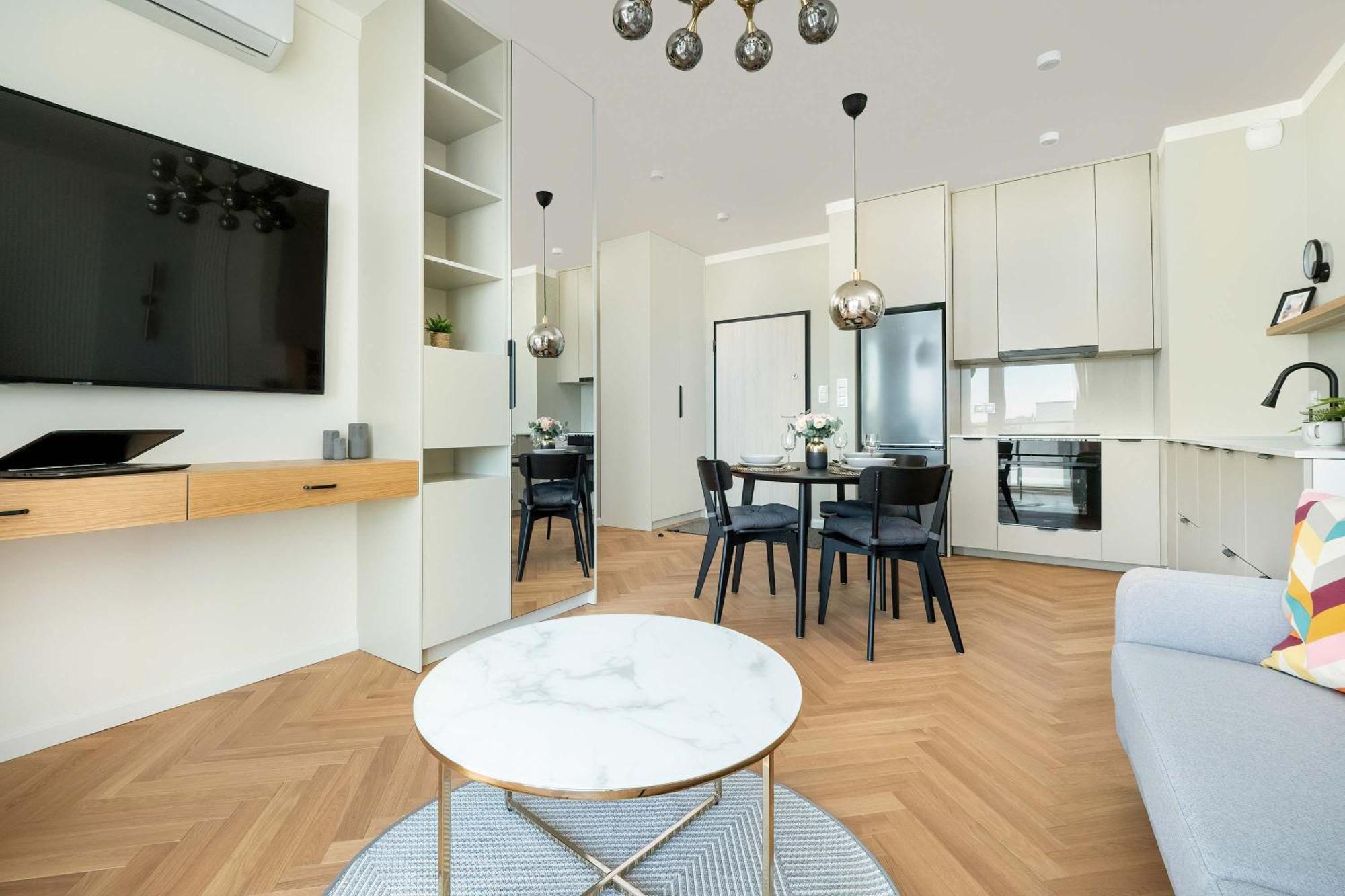 Apartamento Air Conditioned In With Parking And Bathtub By Renters