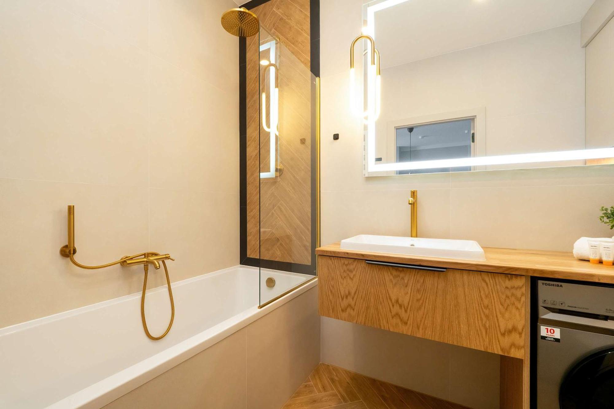 Apartamento Air Conditioned In With Parking And Bathtub By Renters *